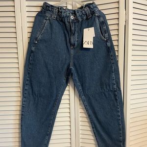 ZARA Baggy Paperbag Jeans